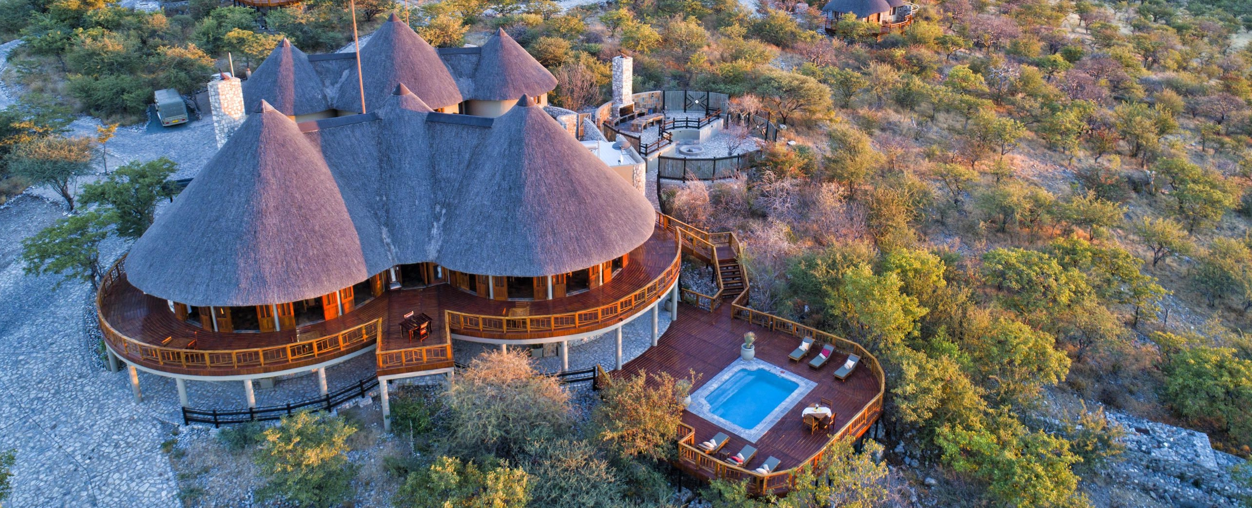 Etosha Mountain Lodge Aerial View