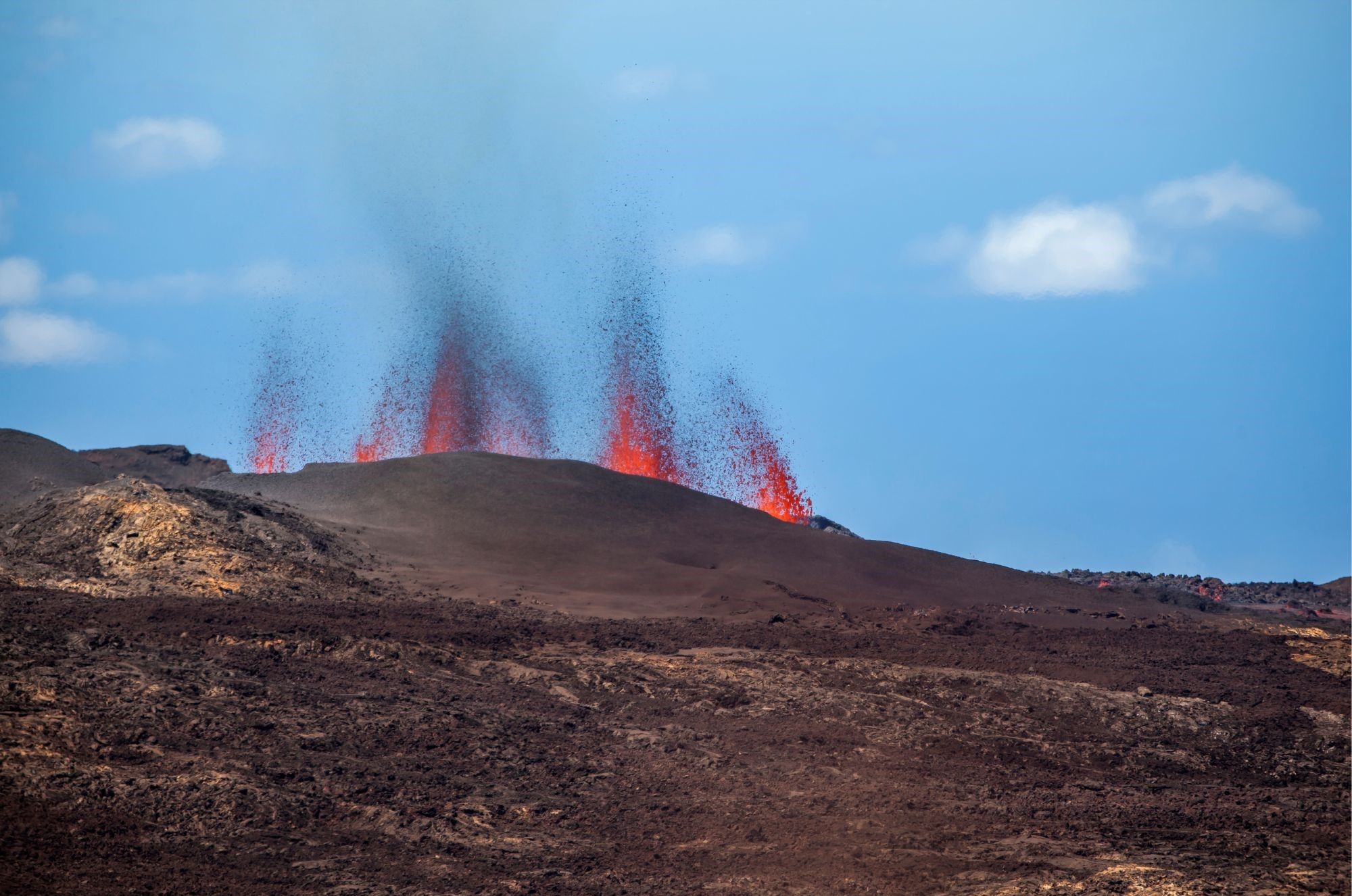 Wandern am Piton de la Fournaise