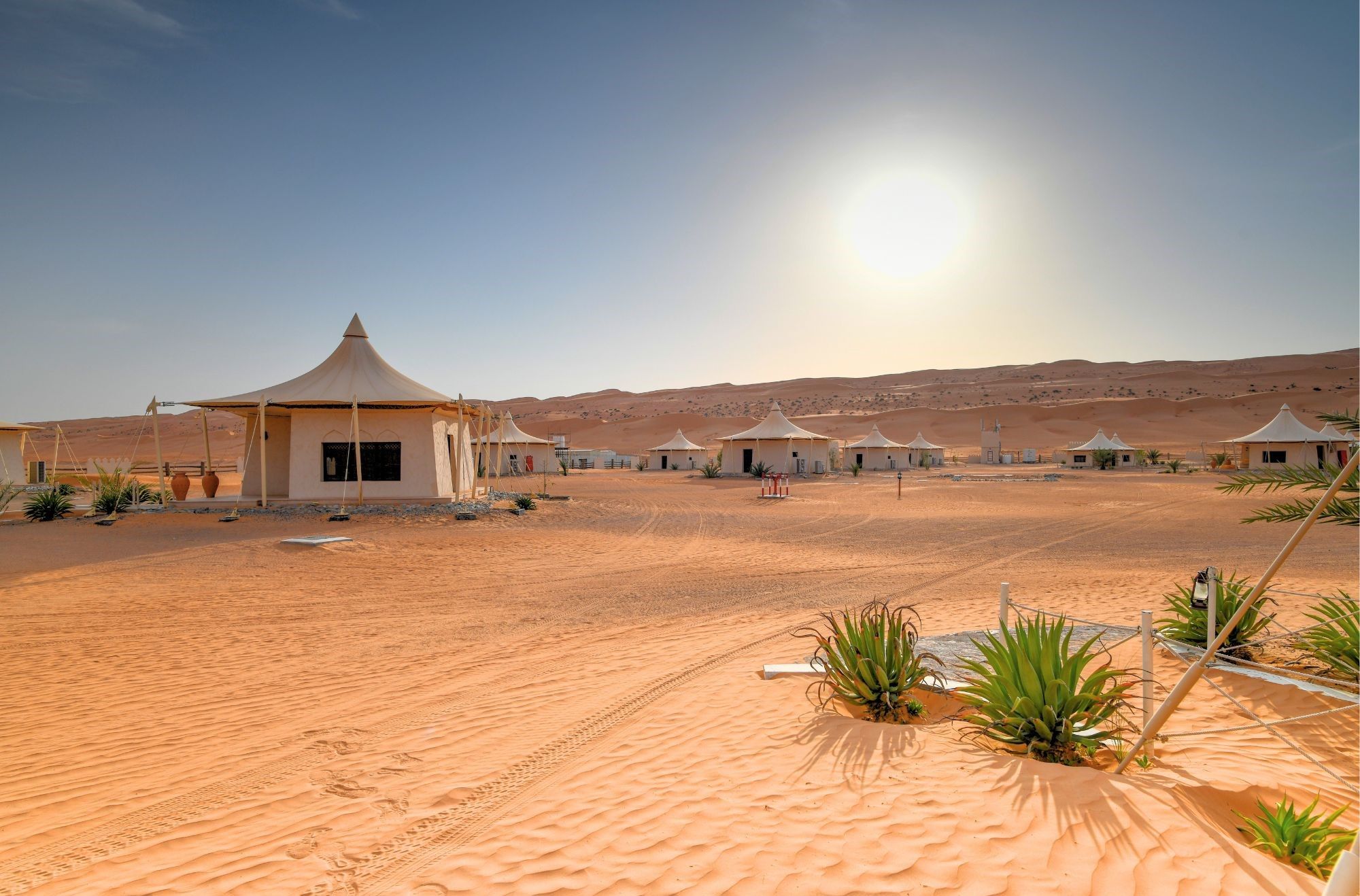 Übernachtung in der Wüste Wahiba Sands